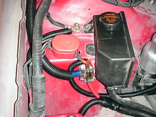 Distribution Block And Ground Wire Connection